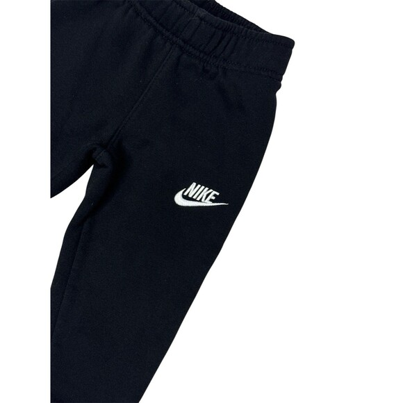 Nike Boys Toddler Black White Logo Jogger Sweatpants 2T Casual Sportswear - Picture 2 of 7